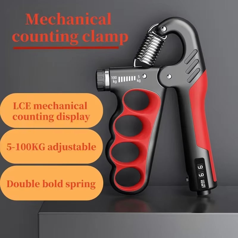5-100Kg Adjustable Hand Grips Strength Gym Wrist Expander Hand Strengthener Device for Hand Strength Exercise