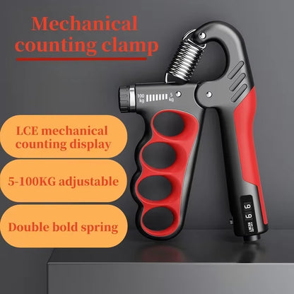 5-100Kg Adjustable Hand Grips Strength Gym Wrist Expander Hand Strengthener Device for Hand Strength Exercise