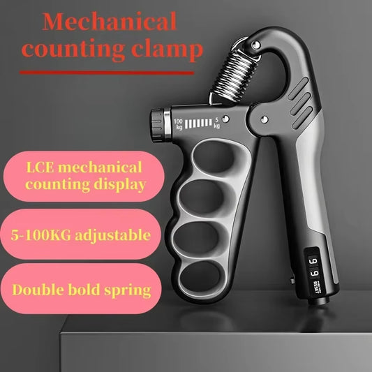 5-100Kg Adjustable Hand Grips Strength Gym Wrist Expander Hand Strengthener Device for Hand Strength Exercise